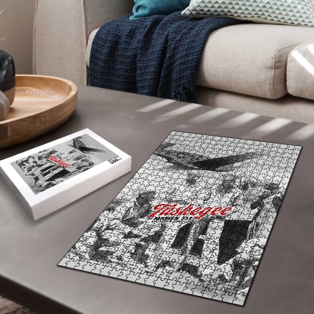 Tuskegee Airmen 332nd Fighter Group Puzzle Vintage-style War - Wonder Print Shop