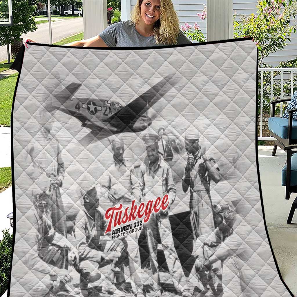 Tuskegee Airmen 332nd Fighter Group Quilt Vintage-style War - Wonder Print Shop