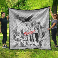 Tuskegee Airmen 332nd Fighter Group Quilt Vintage-style War - Wonder Print Shop