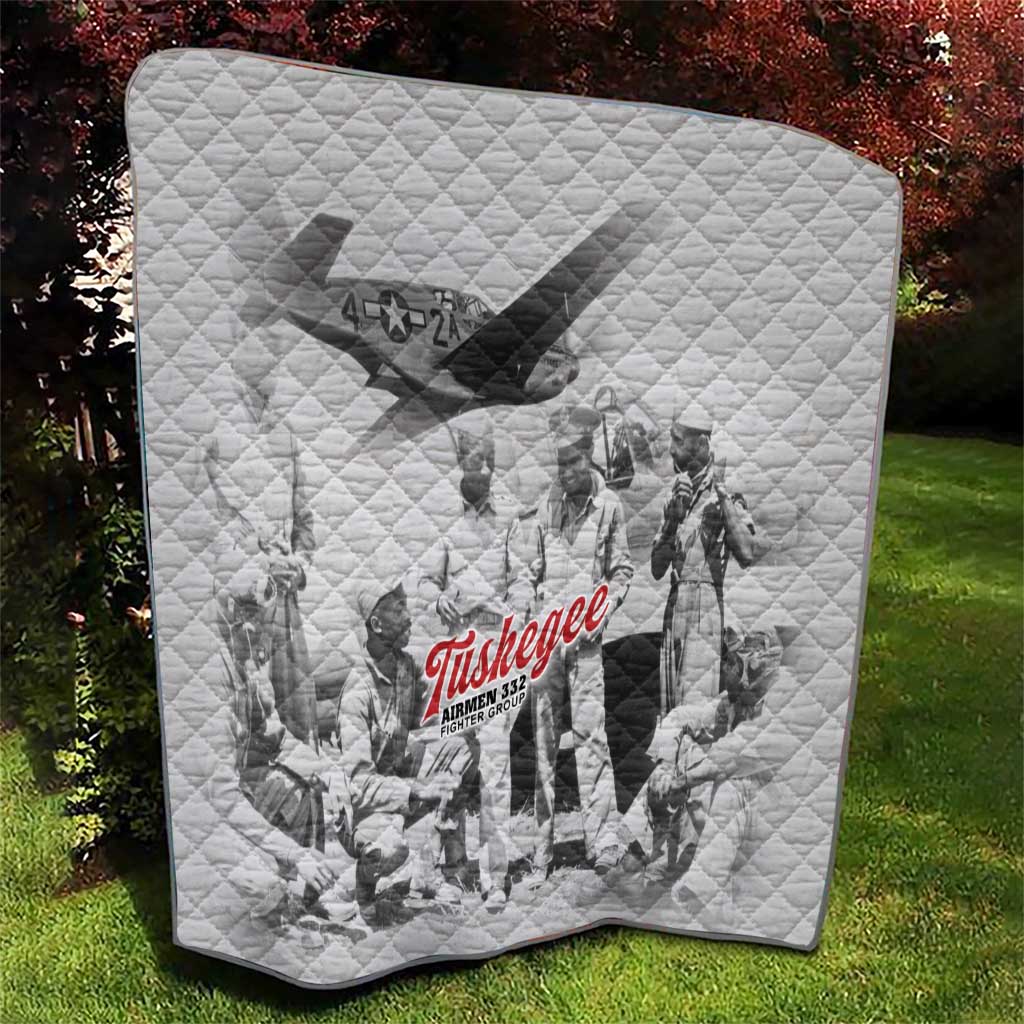 Tuskegee Airmen 332nd Fighter Group Quilt Vintage-style War - Wonder Print Shop