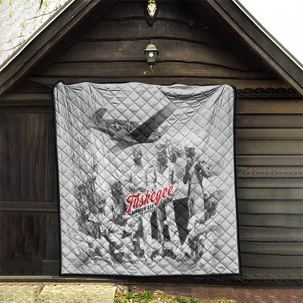 Tuskegee Airmen 332nd Fighter Group Quilt Vintage-style War - Wonder Print Shop
