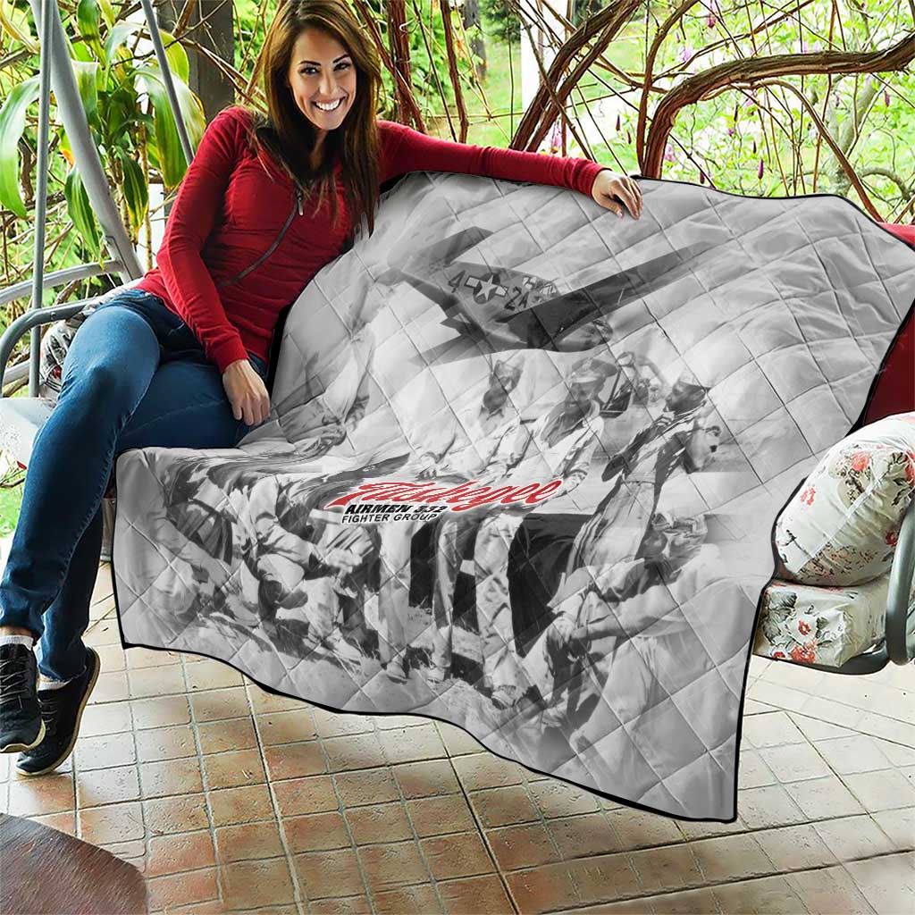 Tuskegee Airmen 332nd Fighter Group Quilt Vintage-style War - Wonder Print Shop