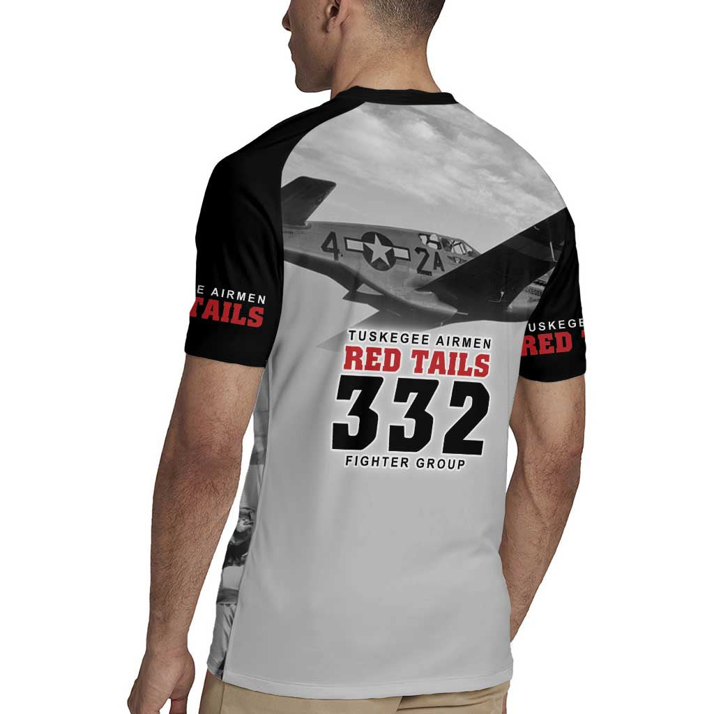 Tuskegee Airmen 332nd Fighter Group Rugby Jersey Vintage-style War - Wonder Print Shop