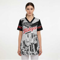 Tuskegee Airmen 332nd Fighter Group Scrub Top Vintage-style War - Wonder Print Shop