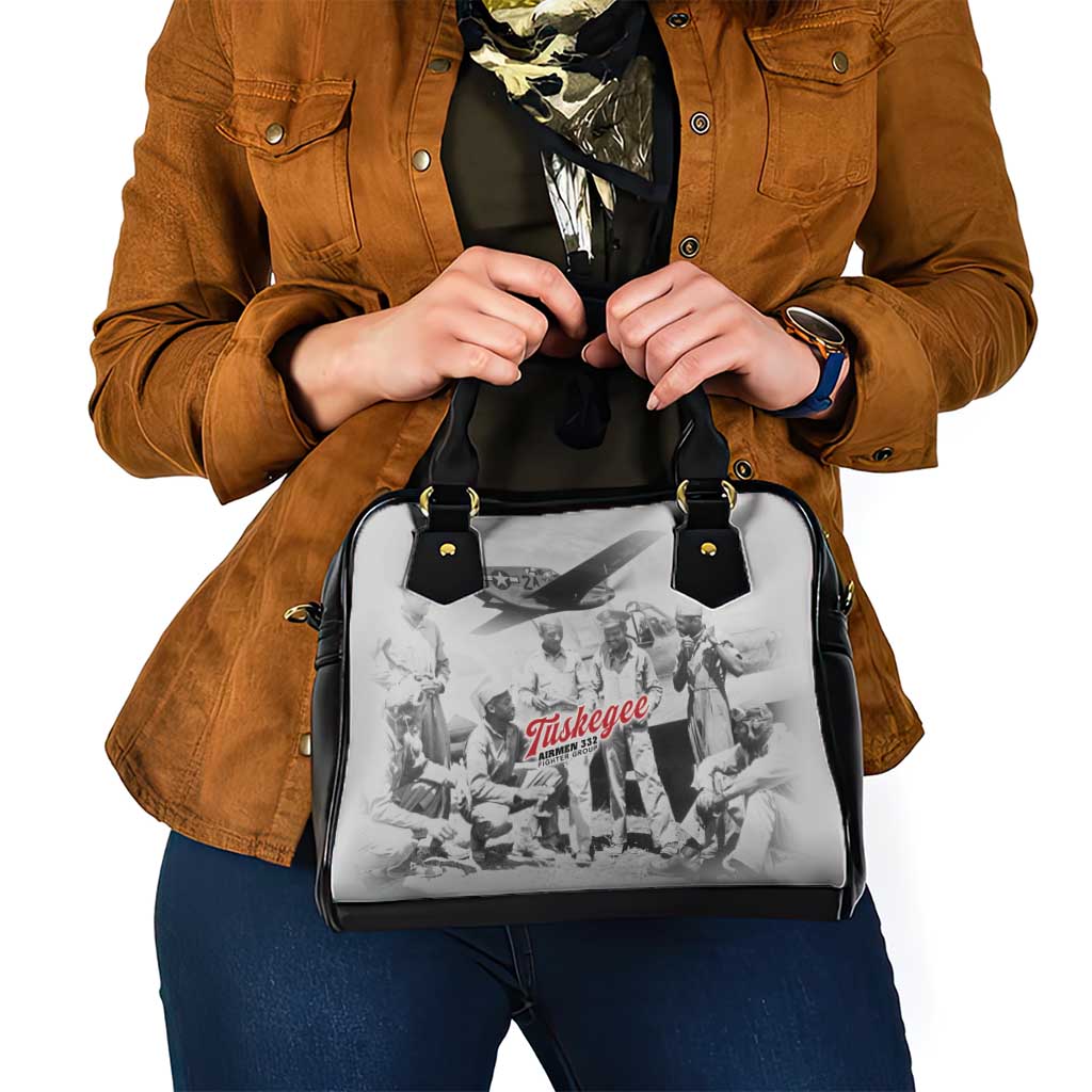 Tuskegee Airmen 332nd Fighter Group Shoulder Handbag Vintage-style War - Wonder Print Shop