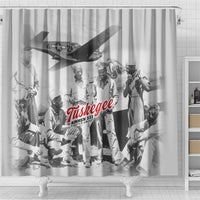 Tuskegee Airmen 332nd Fighter Group Shower Curtain Vintage-style War - Wonder Print Shop