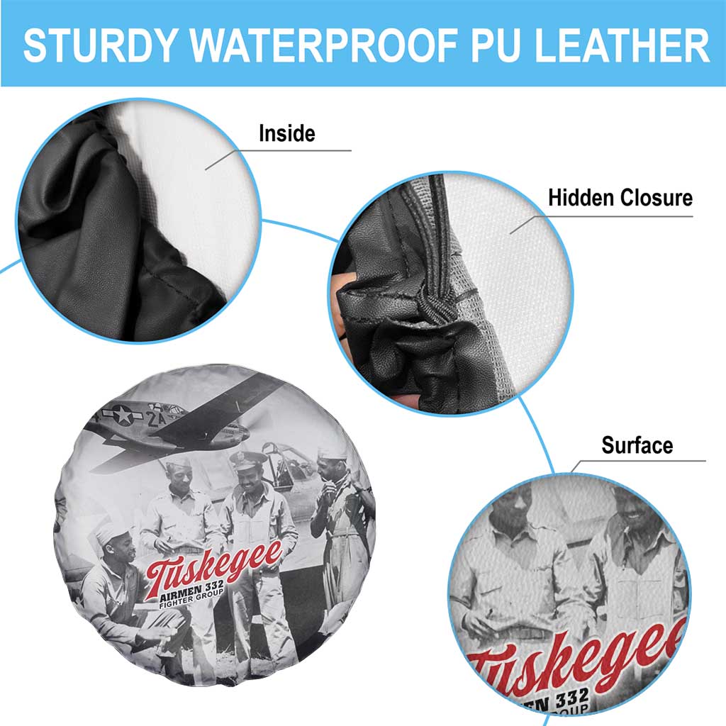 Tuskegee Airmen 332nd Fighter Group Spare Tire Cover Vintage-style War - Wonder Print Shop