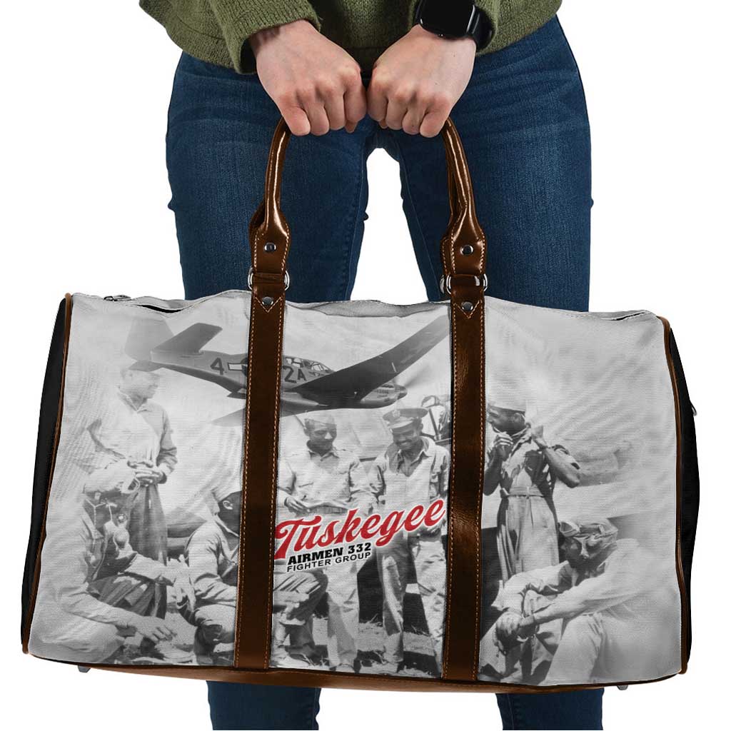 Tuskegee Airmen 332nd Fighter Group Travel Bag Vintage-style War - Wonder Print Shop