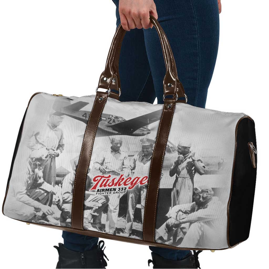 Tuskegee Airmen 332nd Fighter Group Travel Bag Vintage-style War - Wonder Print Shop