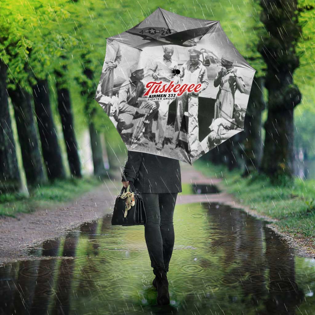 Tuskegee Airmen 332nd Fighter Group Umbrella Vintage-style War - Wonder Print Shop
