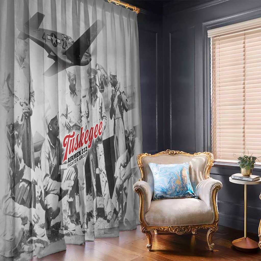 Tuskegee Airmen 332nd Fighter Group Window Curtain Vintage-style War - Wonder Print Shop