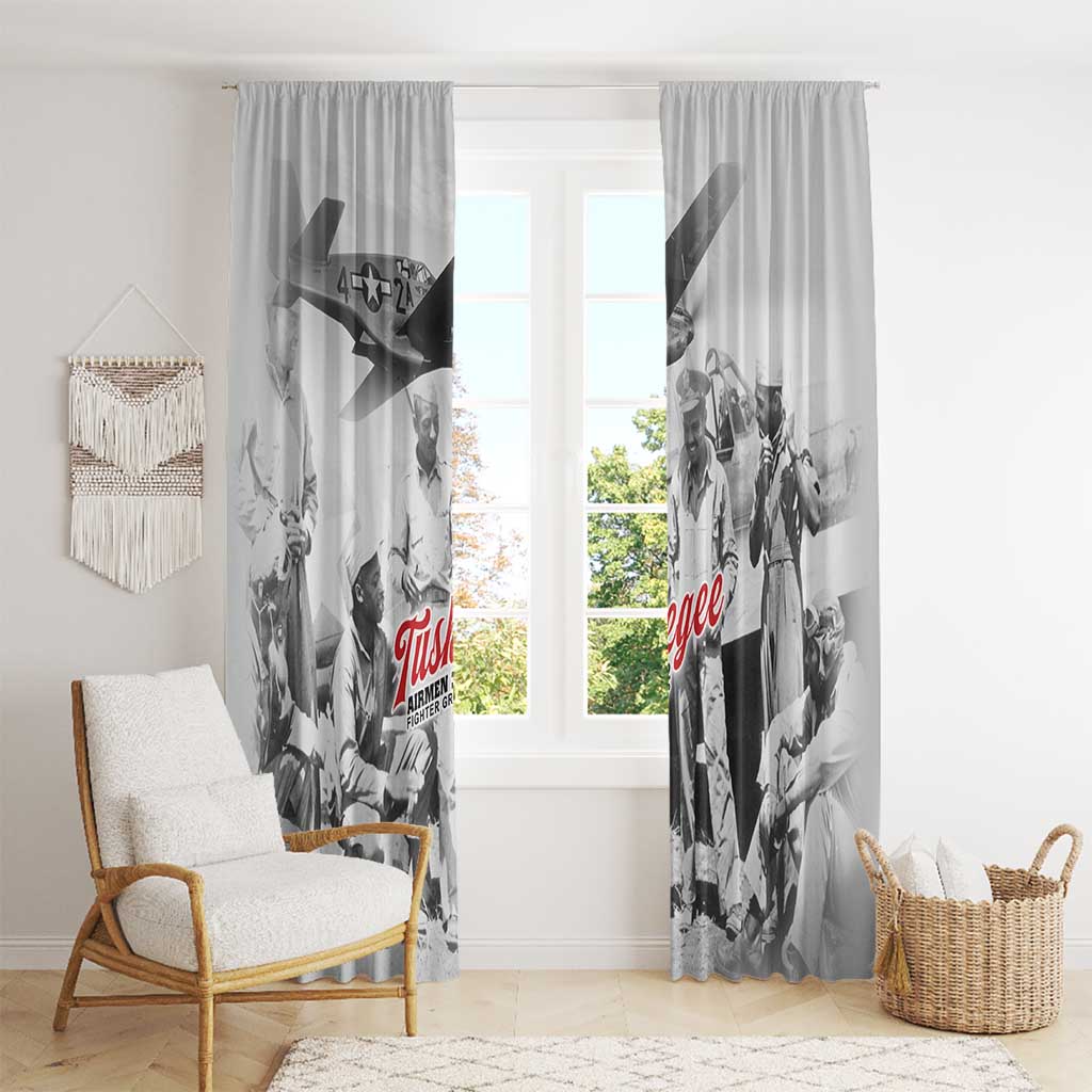 Tuskegee Airmen 332nd Fighter Group Window Curtain Vintage-style War - Wonder Print Shop