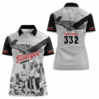 Tuskegee Airmen 332nd Fighter Group Women Polo Shirt Vintage-style War - Wonder Print Shop