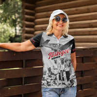 Tuskegee Airmen 332nd Fighter Group Women Polo Shirt Vintage-style War - Wonder Print Shop