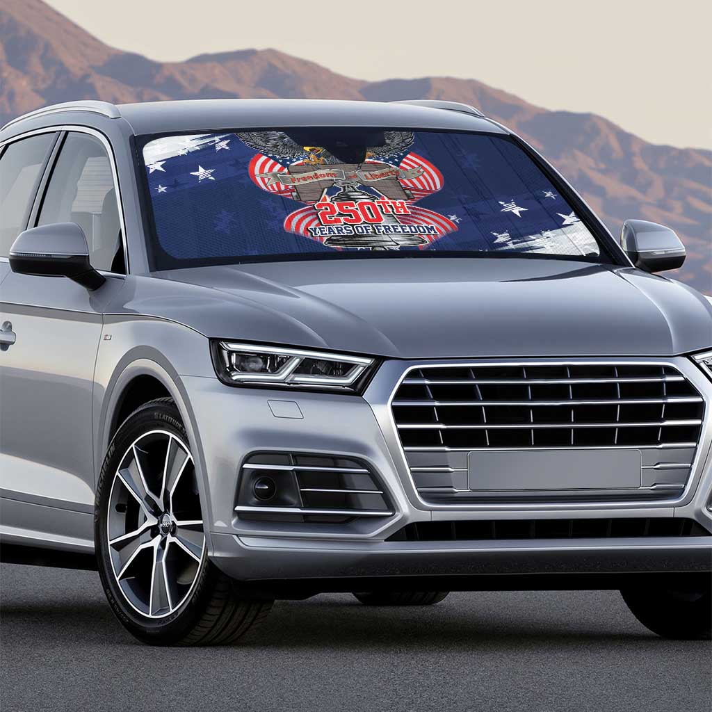 United States 250 Years of Independence Auto Sun Shade - Wonder Print Shop