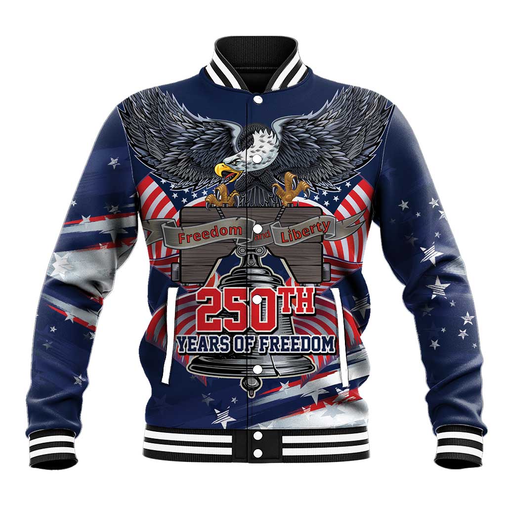 United States 250 Years of Independence Baseball Jacket - Wonder Print Shop