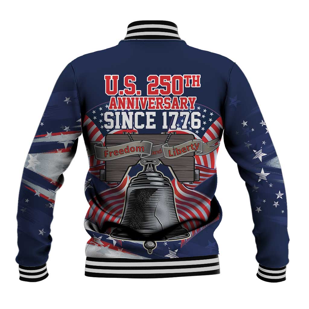 United States 250 Years of Independence Baseball Jacket - Wonder Print Shop