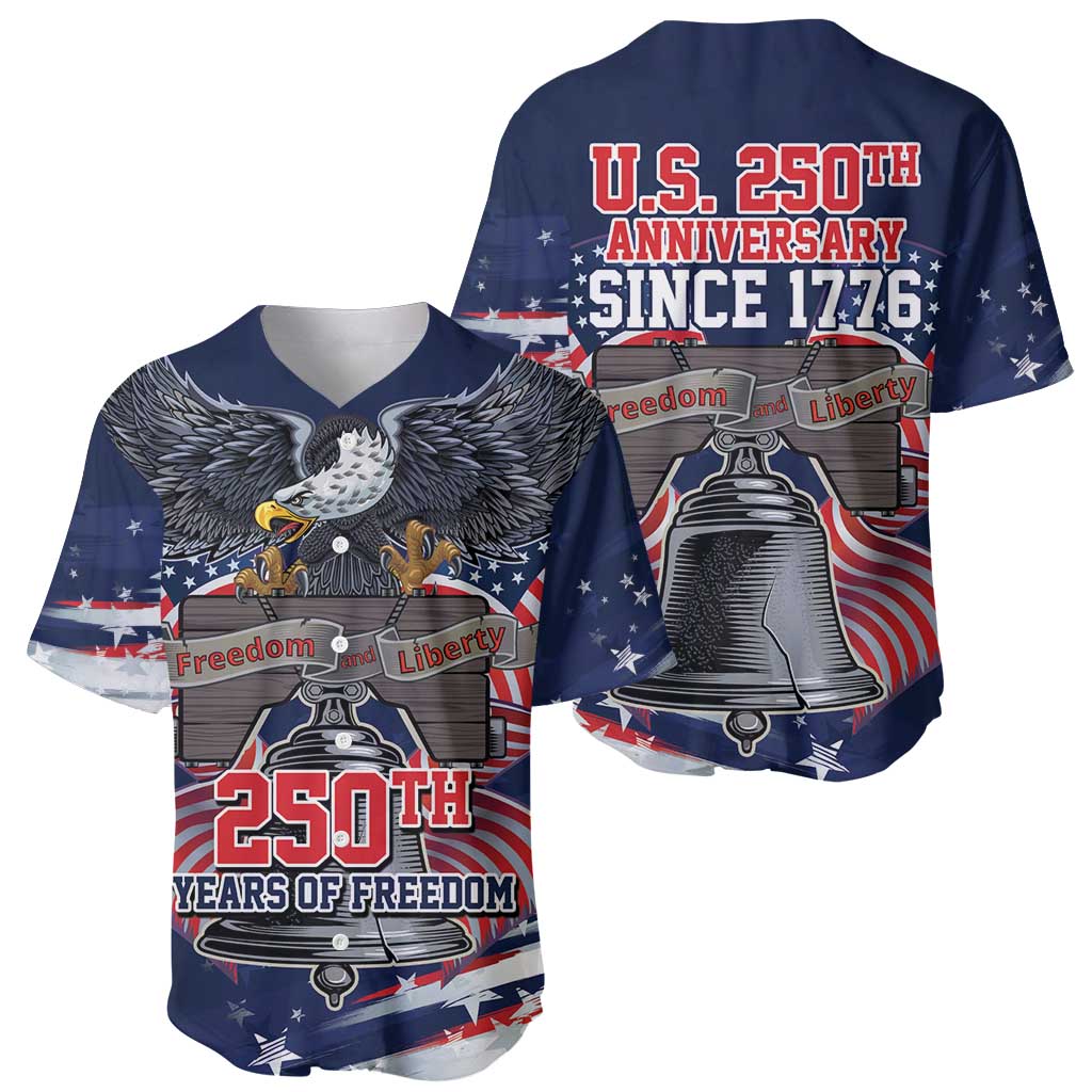 United States 250 Years of Independence Baseball Jersey - Wonder Print Shop