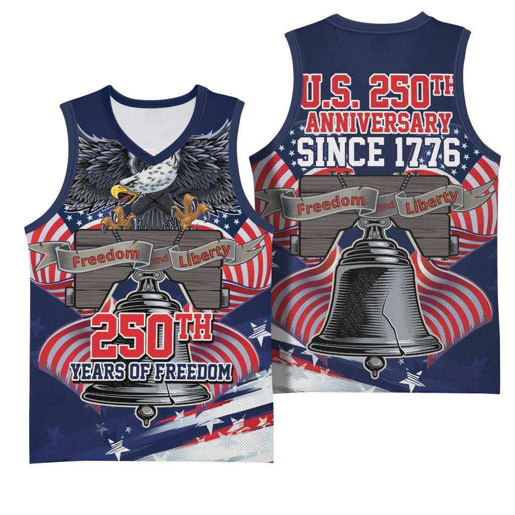 United States 250 Years of Independence Basketball Jersey - Wonder Print Shop
