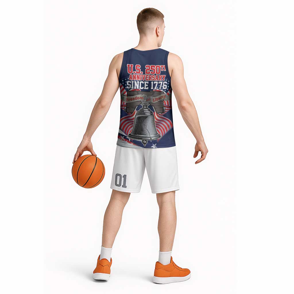 United States 250 Years of Independence Basketball Jersey - Wonder Print Shop