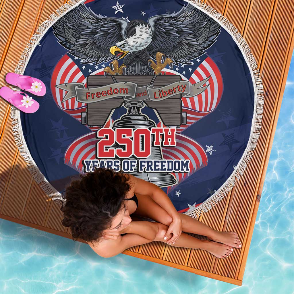 United States 250 Years of Independence Beach Blanket - Wonder Print Shop