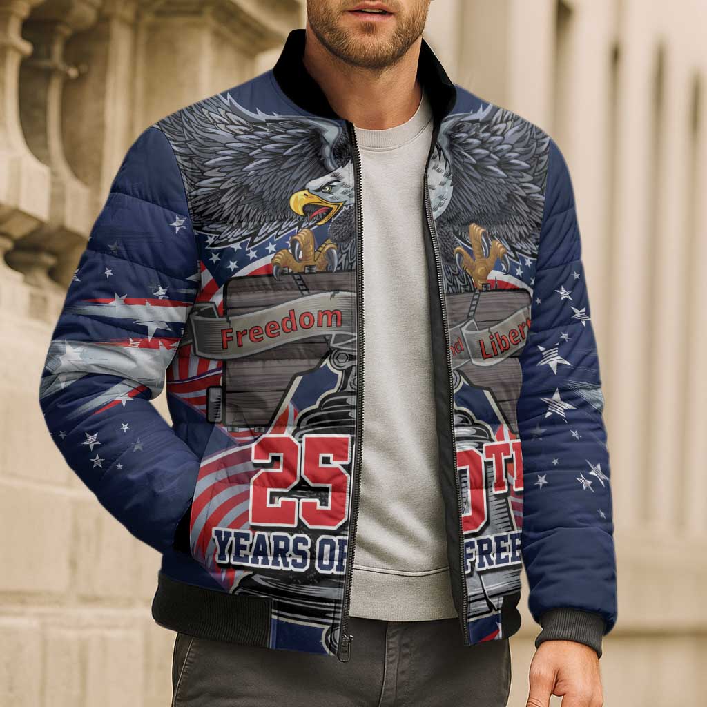 United States 250 Years of Independence Bomber Puffer Jacket - Wonder Print Shop