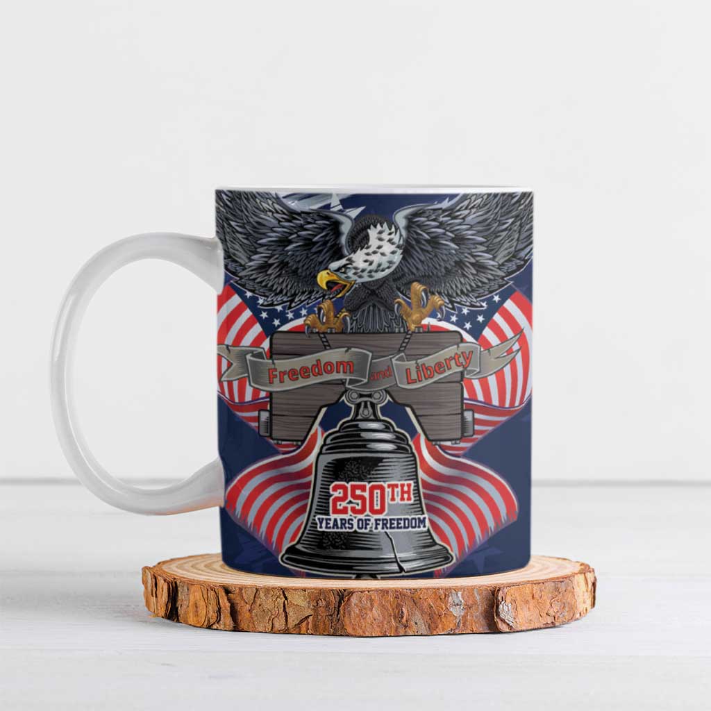 United States 250 Years of Independence Ceramic Mug - Wonder Print Shop