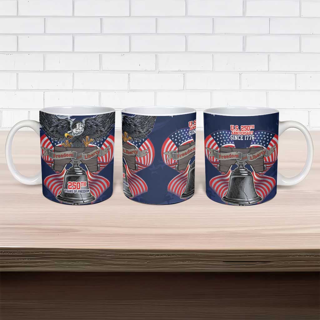 United States 250 Years of Independence Ceramic Mug - Wonder Print Shop