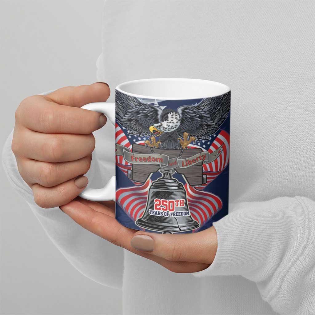 United States 250 Years of Independence Ceramic Mug - Wonder Print Shop