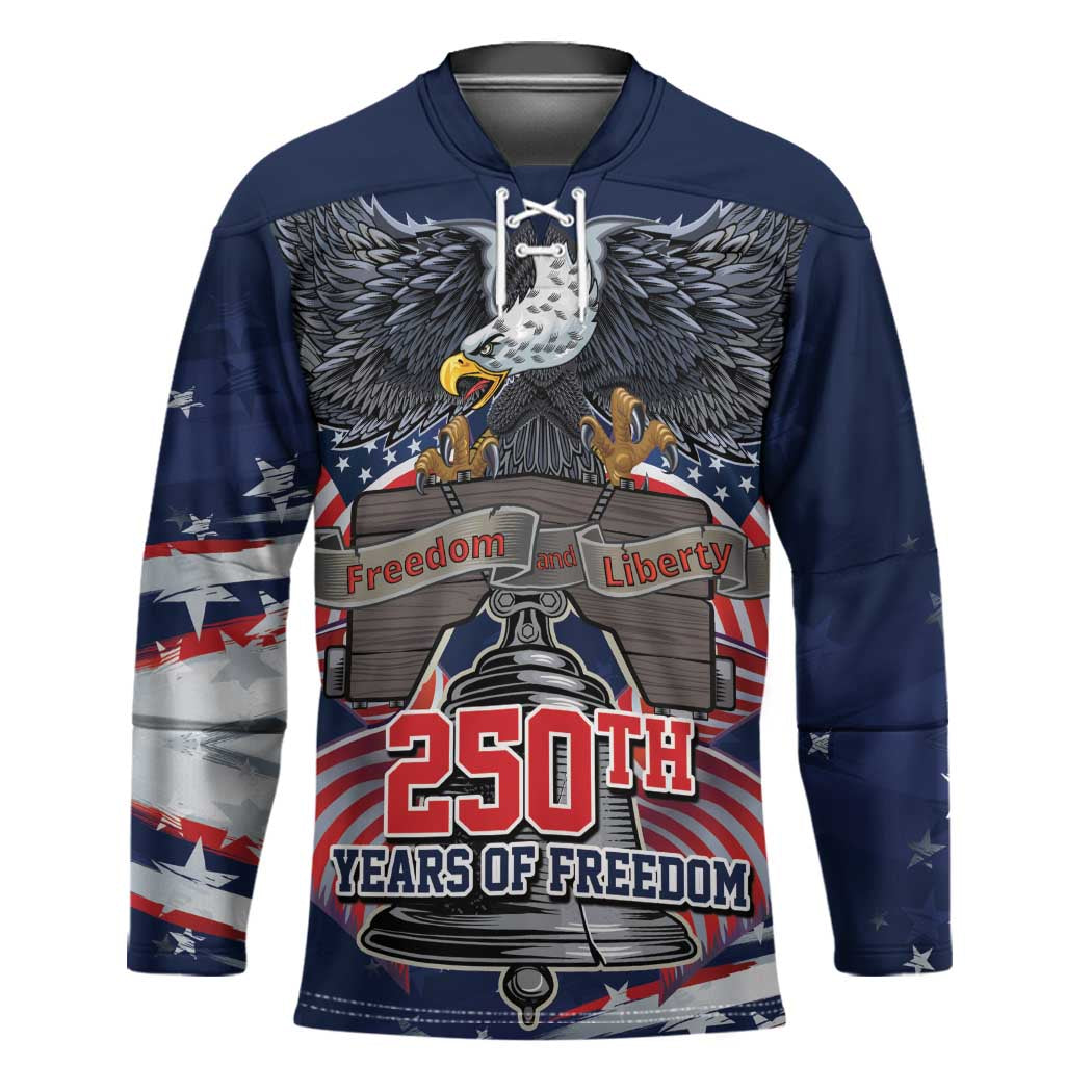 United States 250 Years of Independence Hockey Jersey - Wonder Print Shop