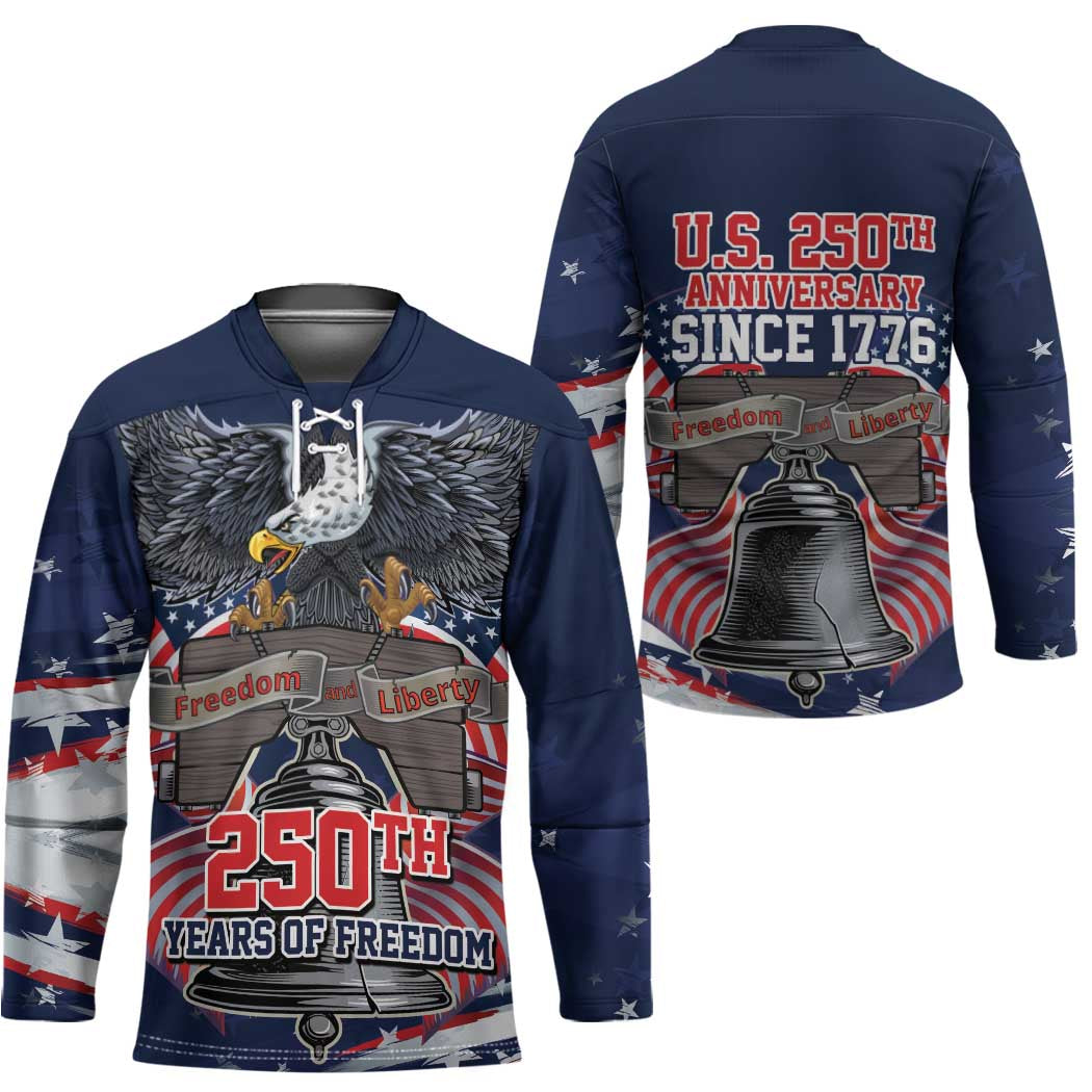 United States 250 Years of Independence Hockey Jersey - Wonder Print Shop