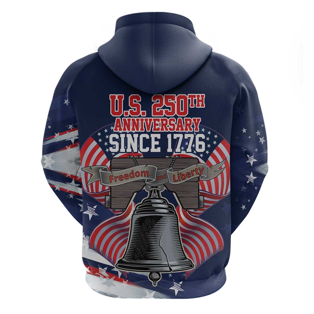 United States 250 Years of Independence Hoodie - Wonder Print Shop