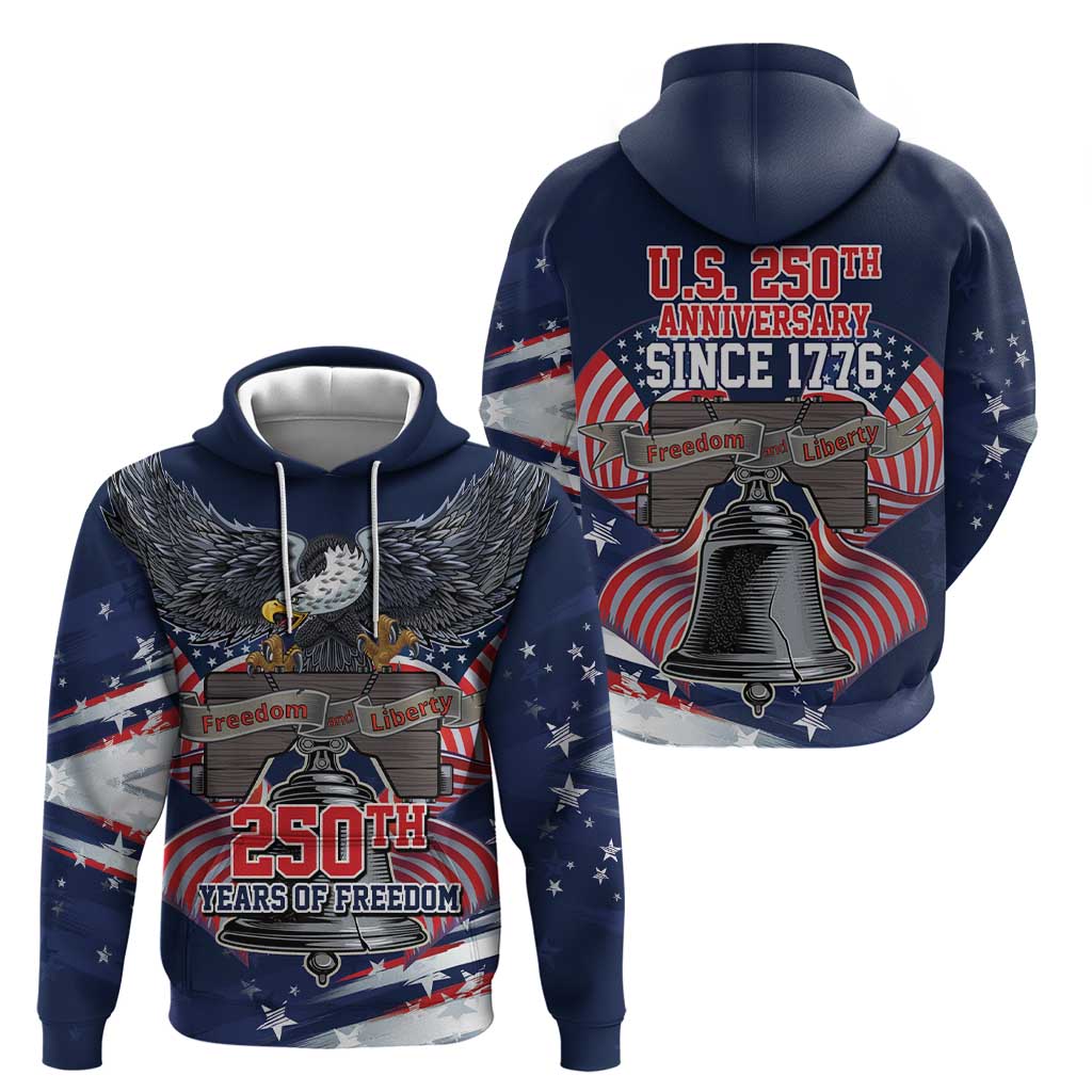 United States 250 Years of Independence Hoodie - Wonder Print Shop