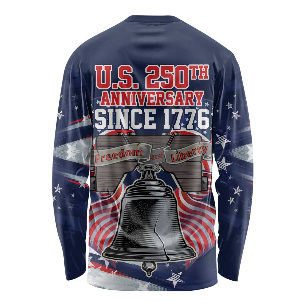 United States 250 Years of Independence Long Sleeve Shirt - Wonder Print Shop