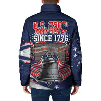United States 250 Years of Independence Padded Jacket - Wonder Print Shop