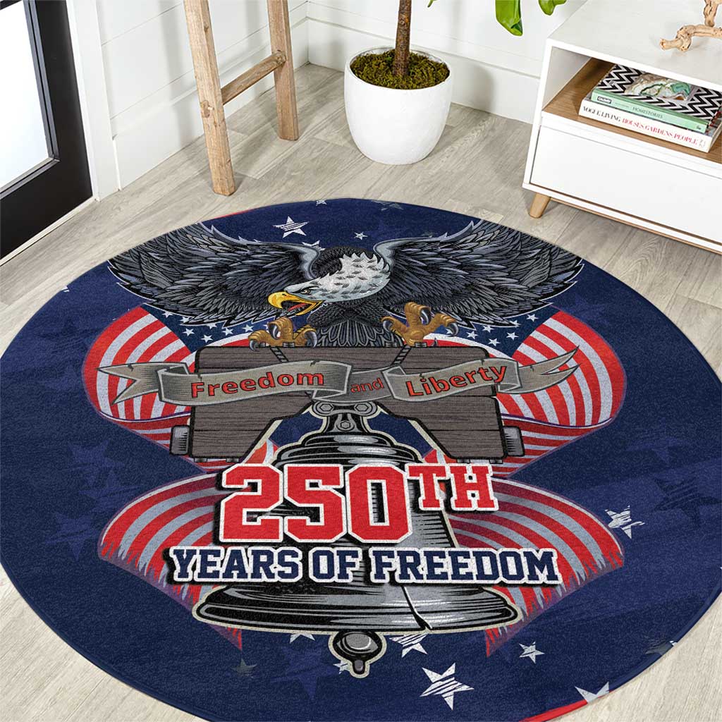 United States 250 Years of Independence Round Carpet - Wonder Print Shop