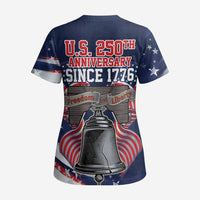 United States 250 Years of Independence Scrub Top - Wonder Print Shop