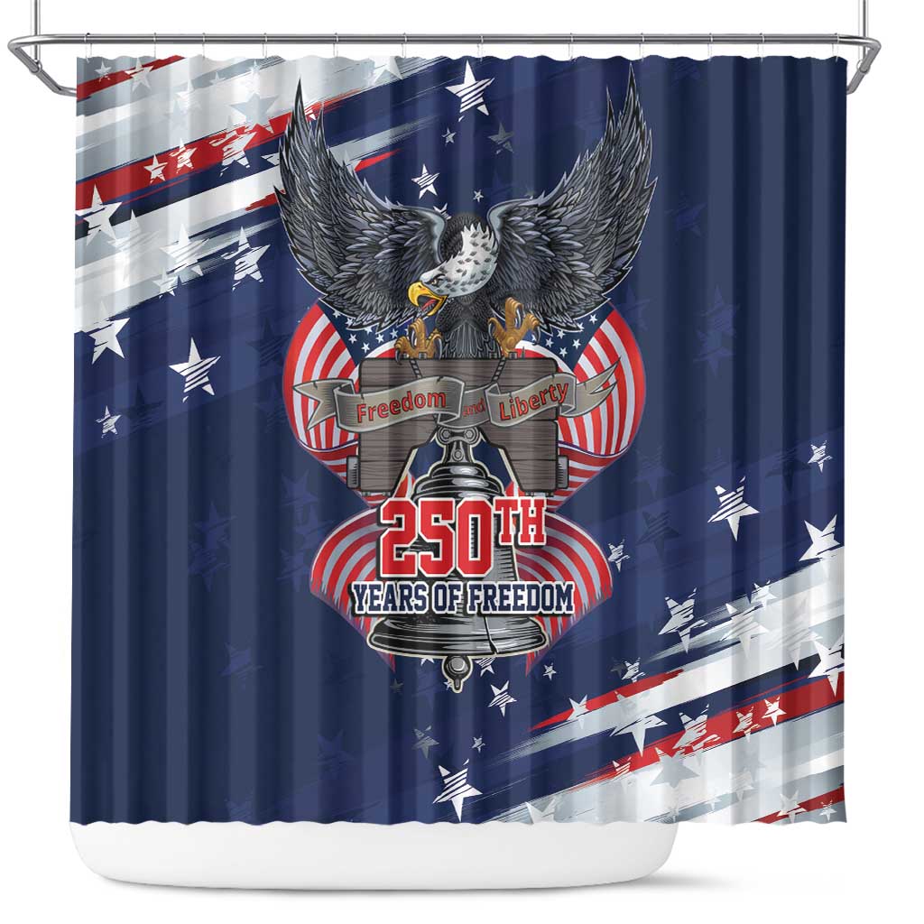 United States 250 Years of Independence Shower Curtain - Wonder Print Shop