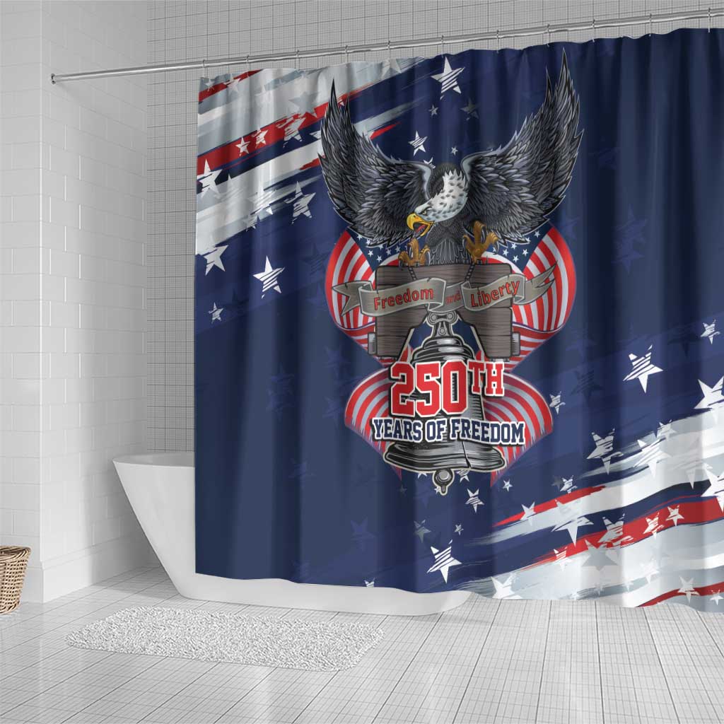 United States 250 Years of Independence Shower Curtain - Wonder Print Shop