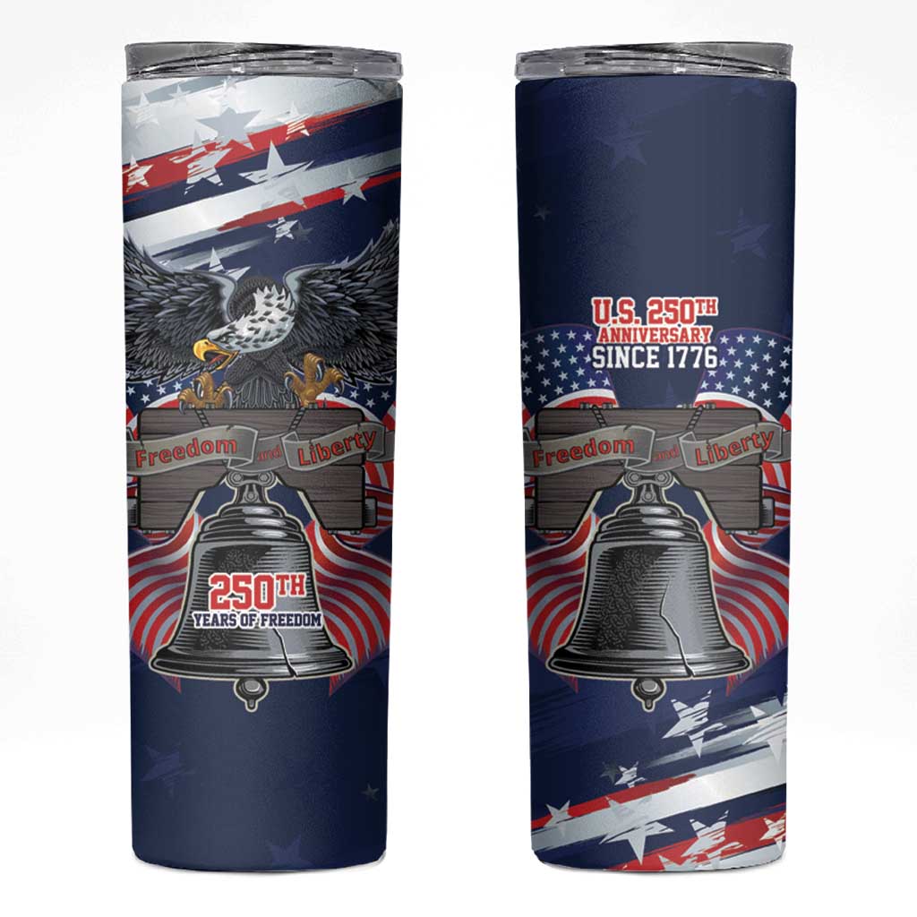 United States 250 Years of Independence Skinny Tumbler - Wonder Print Shop