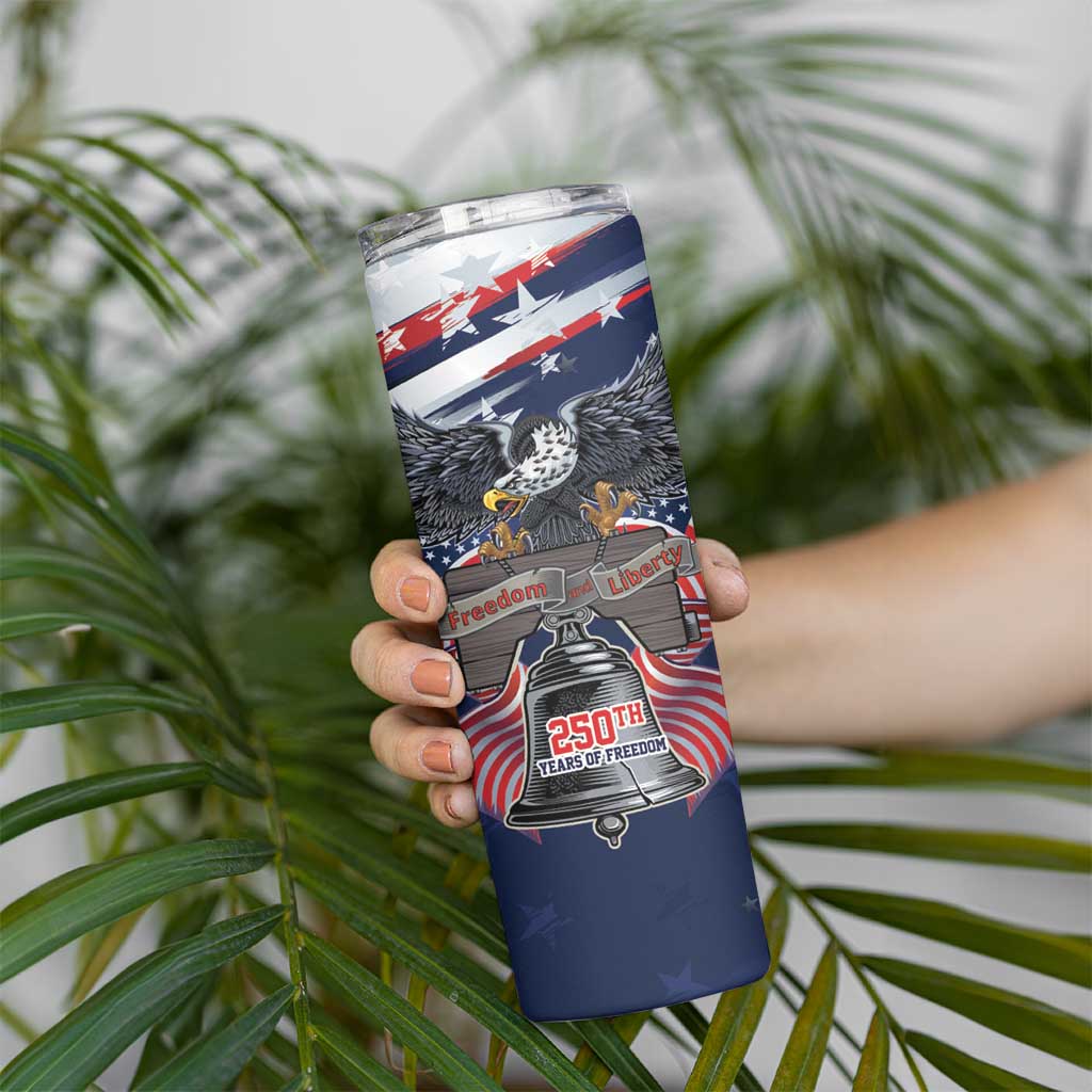 United States 250 Years of Independence Skinny Tumbler - Wonder Print Shop