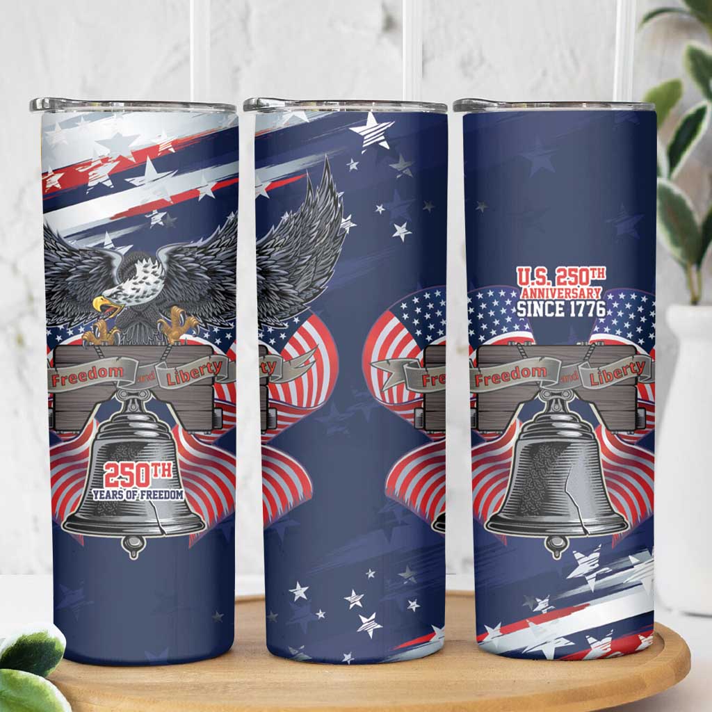 United States 250 Years of Independence Skinny Tumbler - Wonder Print Shop