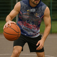 United States 250 Years of Independence Sleeveless Hoodie - Wonder Print Shop