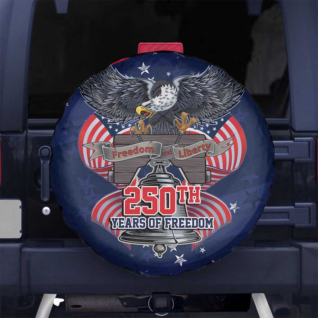 United States 250 Years of Independence Spare Tire Cover - Wonder Print Shop