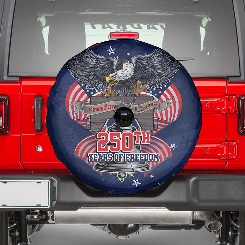 United States 250 Years of Independence Spare Tire Cover - Wonder Print Shop