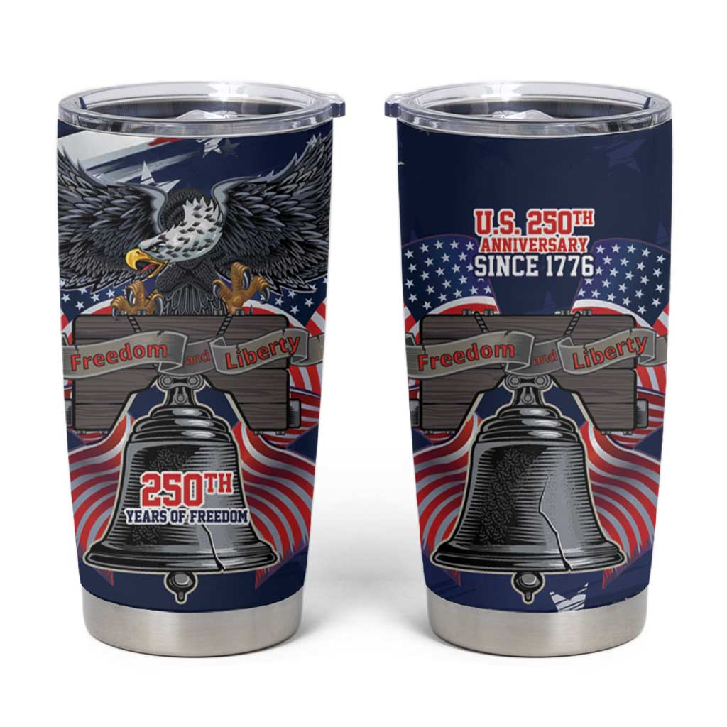 United States 250 Years of Independence Tumbler Cup - Wonder Print Shop