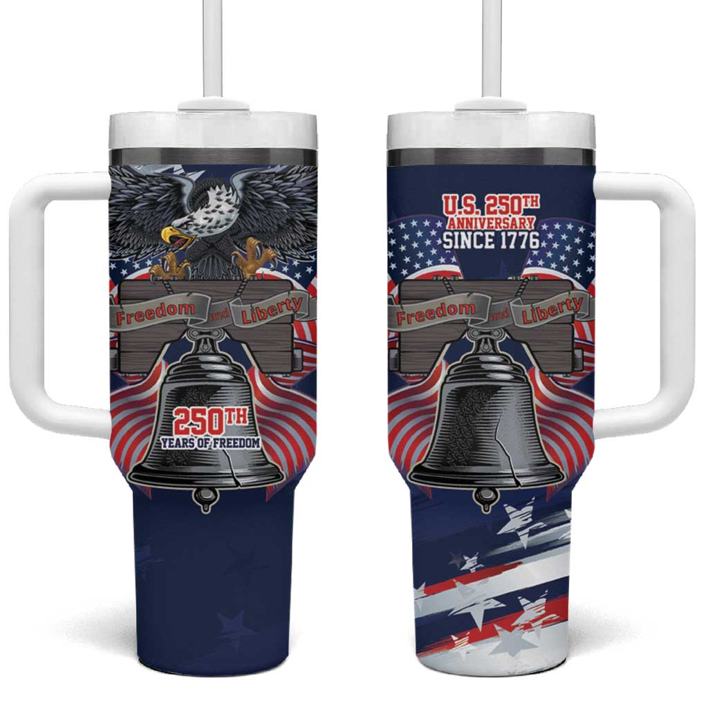 United States 250 Years of Independence Tumbler With Handle - Wonder Print Shop