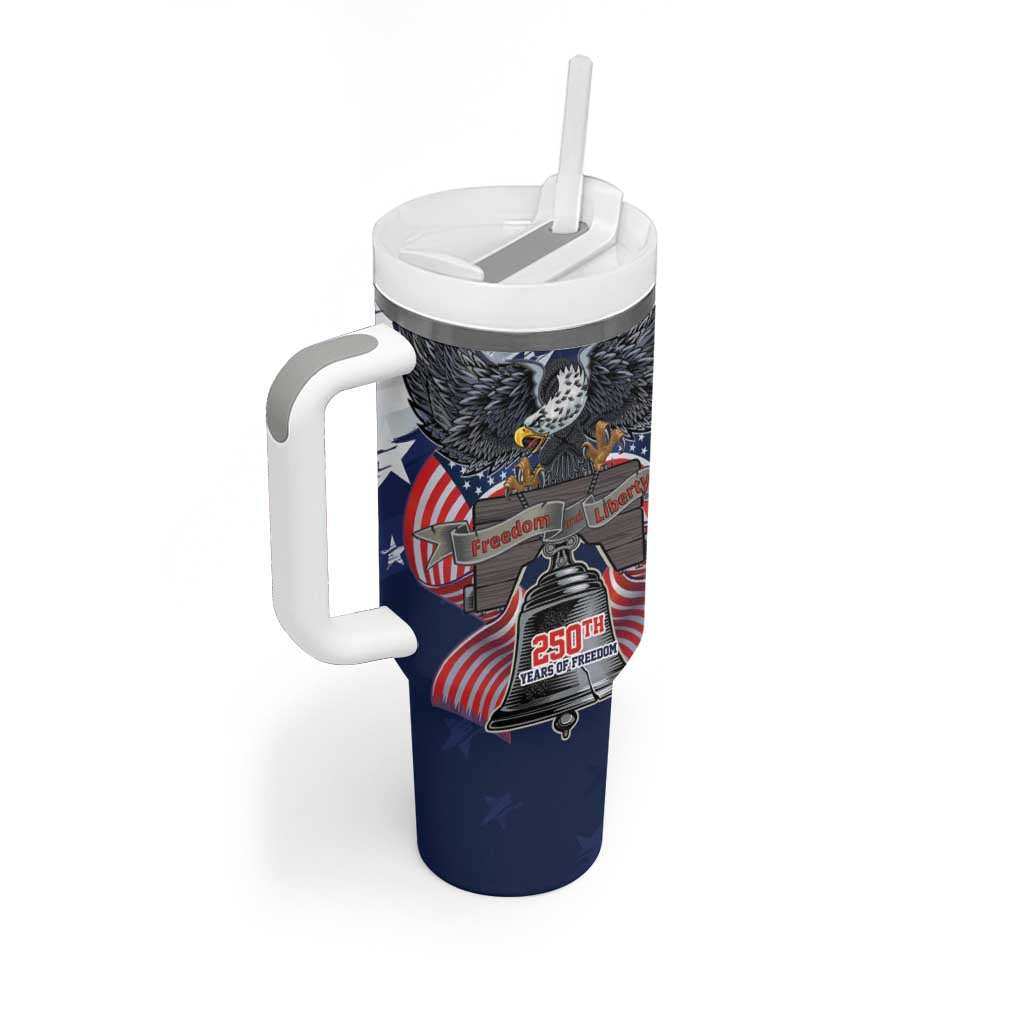 United States 250 Years of Independence Tumbler With Handle - Wonder Print Shop