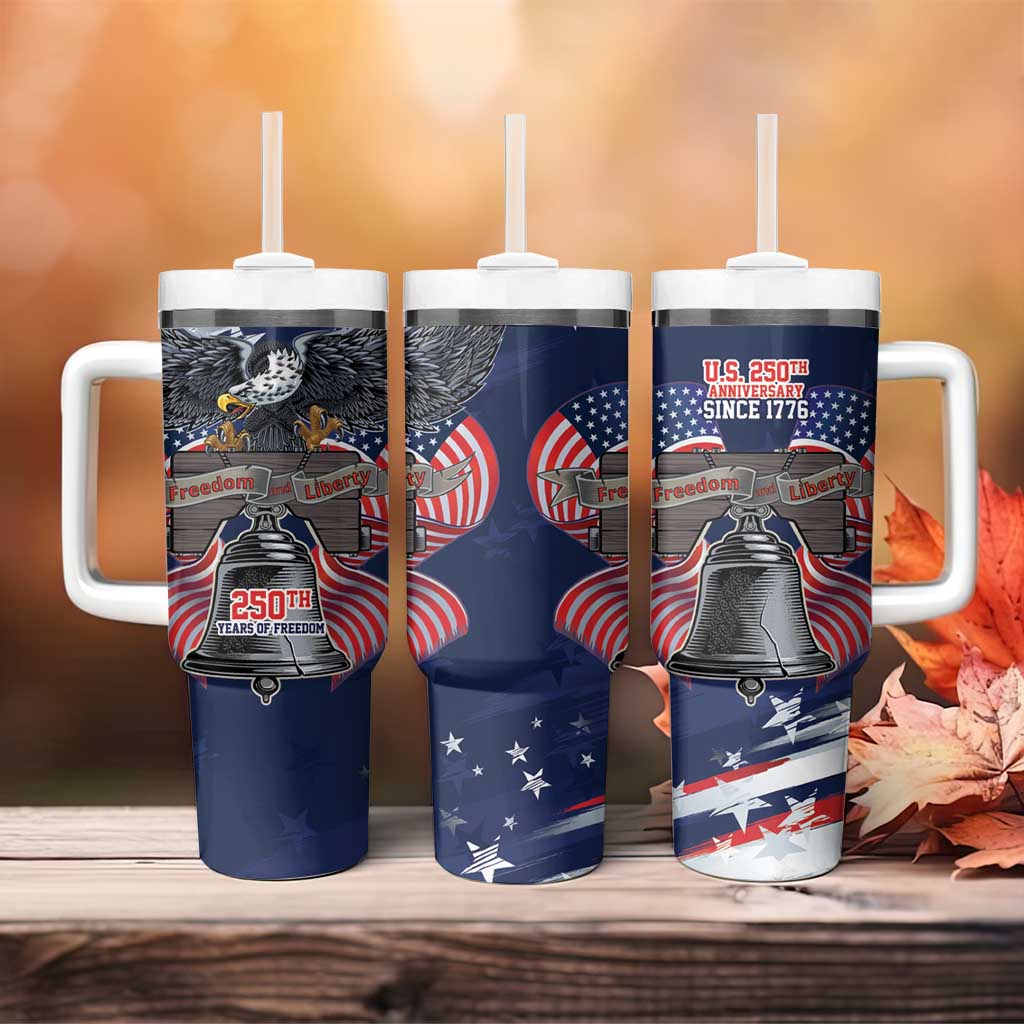 United States 250 Years of Independence Tumbler With Handle - Wonder Print Shop