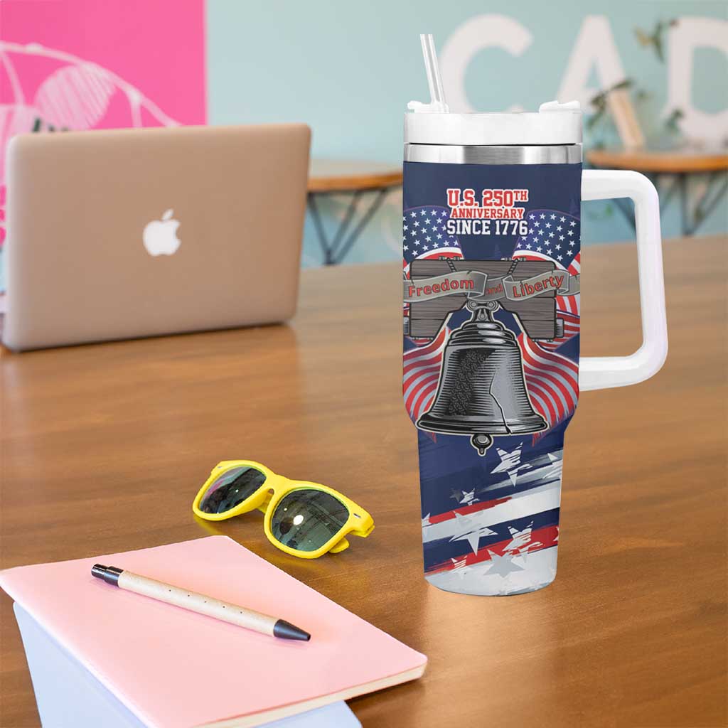 United States 250 Years of Independence Tumbler With Handle - Wonder Print Shop